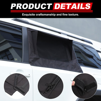 Rear Door Window Shade Trim Cover For Toyota Land Cruiser LC250 24+ 19