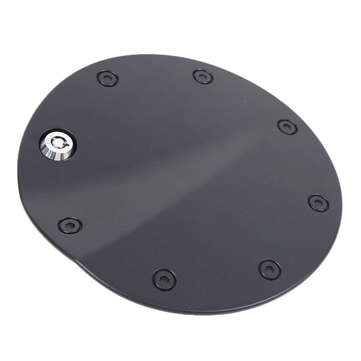 Black Door Fuel Tank Cover W/ Lock Gas Cap Tank Trim For Toyota Tundra 2022-2026 6