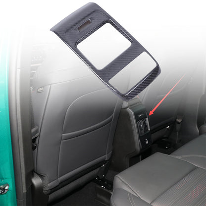 Real Carbon Fiber Interior Rear Air Vent Cover Trim For Alfa Romeo Tonale 23-24 1