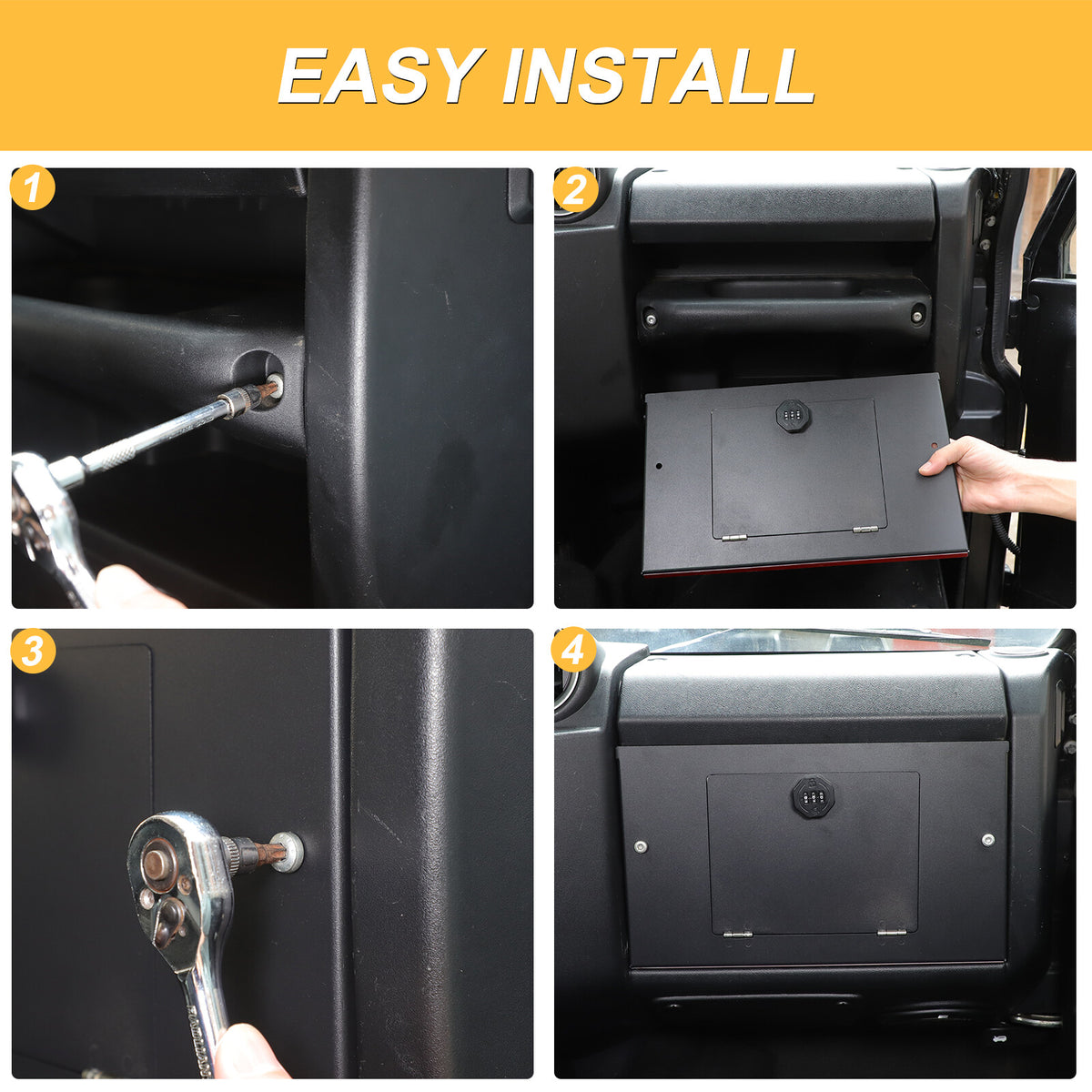 Passanger Side Vault Safe Box Cargo Storage Lock Box For LR Defender L316 04-18 17