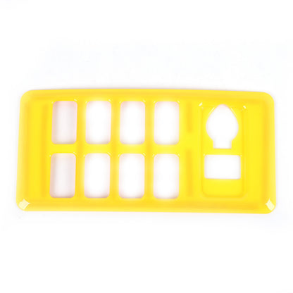 Yellow ABS Interior Center Console Trim Cover for Toyota FJ Cruiser 2007-2021 18