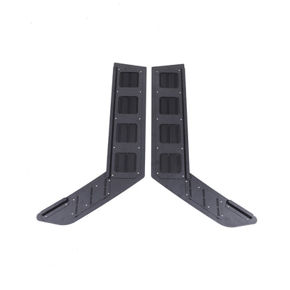 Rear Door Window Louver Air Vent Panel Trim Cover For Land Rover Discovery 5 17+ 12