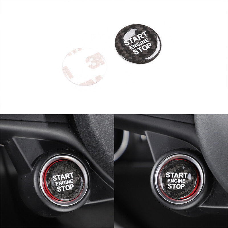 Real Dry Carbon Fiber Interior Center Console trim Kit For Alfa Romeo Tonale 23+ - Variants 11-12 20