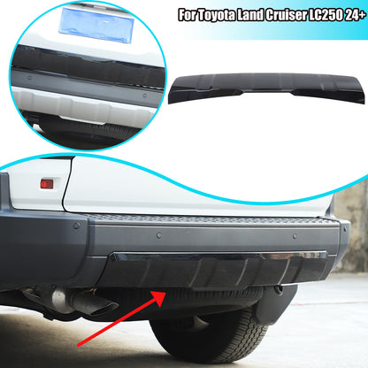 Glossy Black Rear Bumper Spoiler Guard For Toyota Land Cruiser LC250 24+ 1