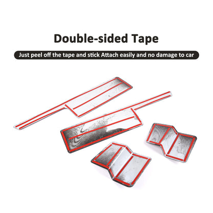 ABS Inner Door Trim Panel Strip Cover Decorate For Toyota FJ Cruiser 2007-2021 3