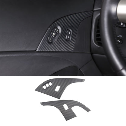 Matte Dry Real Carbon Fiber Center Console Trim Cover For Corvette C6 2005-13 93