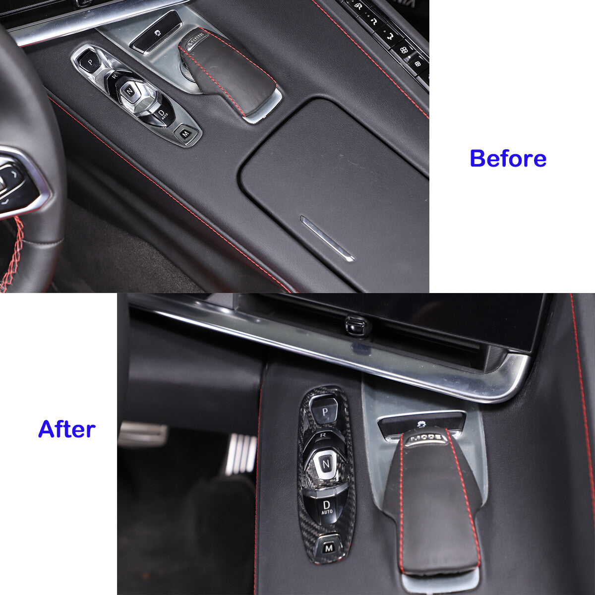 Real Carbon Fiber Interior Trim Cover For C8 Corvette Stingray Z51 Z06 Z07 20-25 94