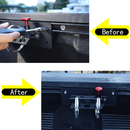 Black Car Fire Extinguisher Mount Bracket For Toyota Tacoma/Tundra 2016-23 8