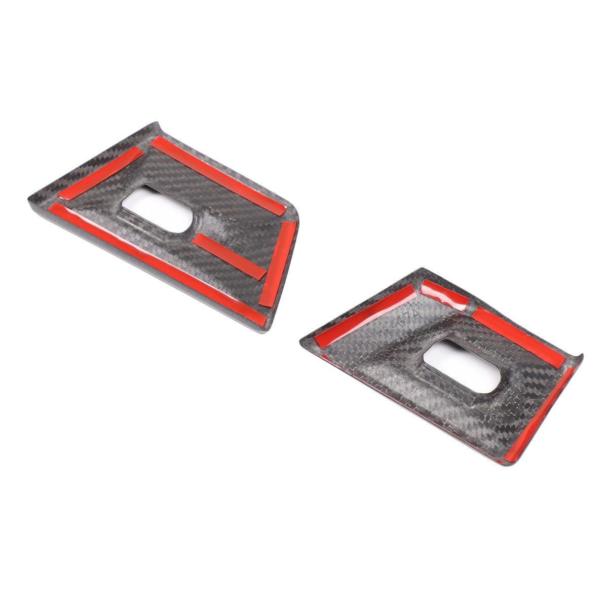 Real Carbon Fiber Dash Side Air Vent Adjustment Trim For BMW X3 G45 2025+ 13