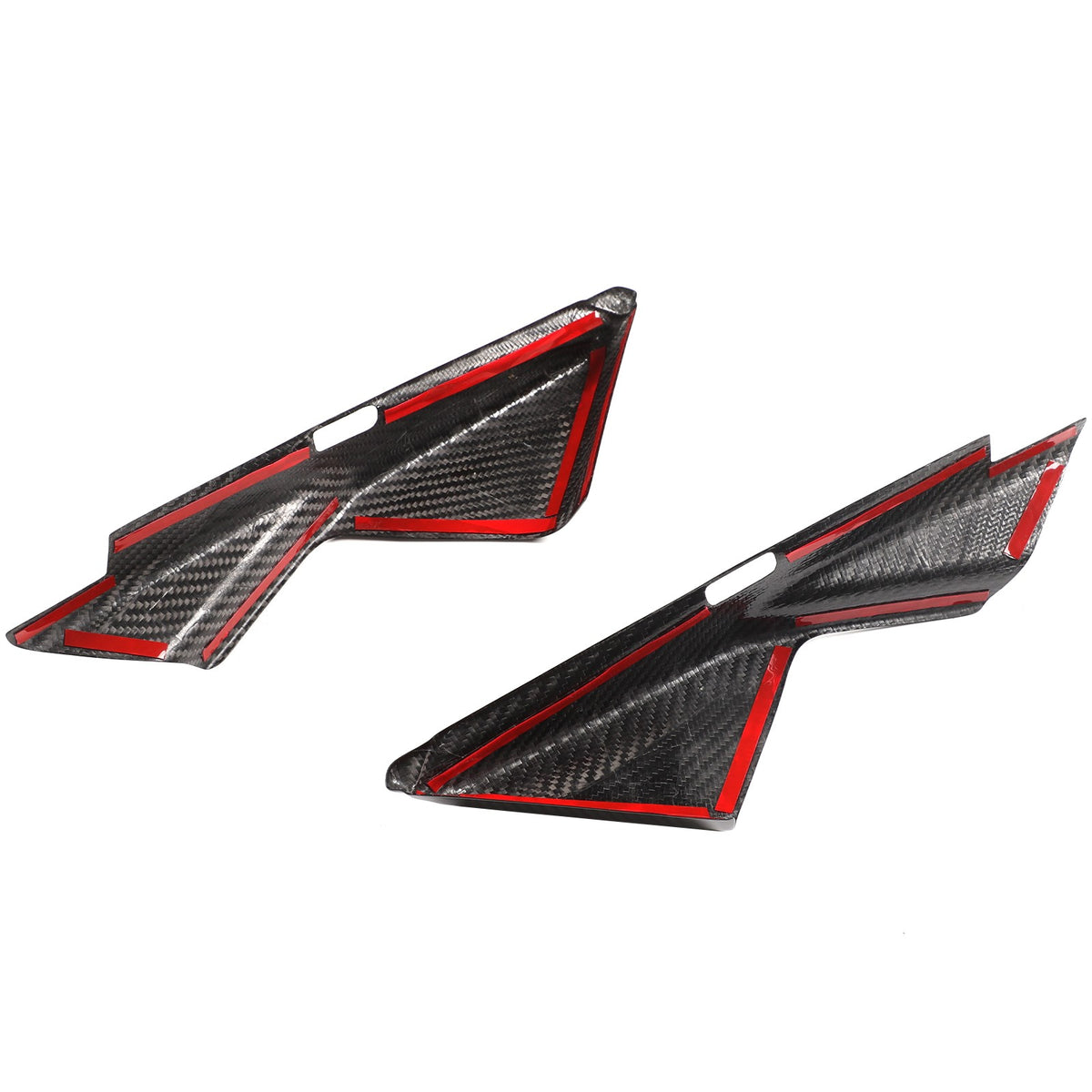 Real Carbon Fiber Front Inner Triangle Pillar Trim For Nissan 370Z Z34 2009-2020 7