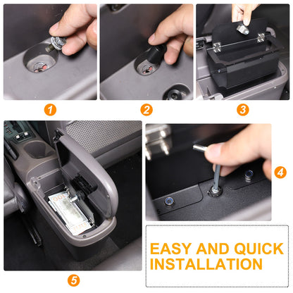 Center Safe Box Armrest Lock Storage Organizer For Toyota Celica 1999-2005 12