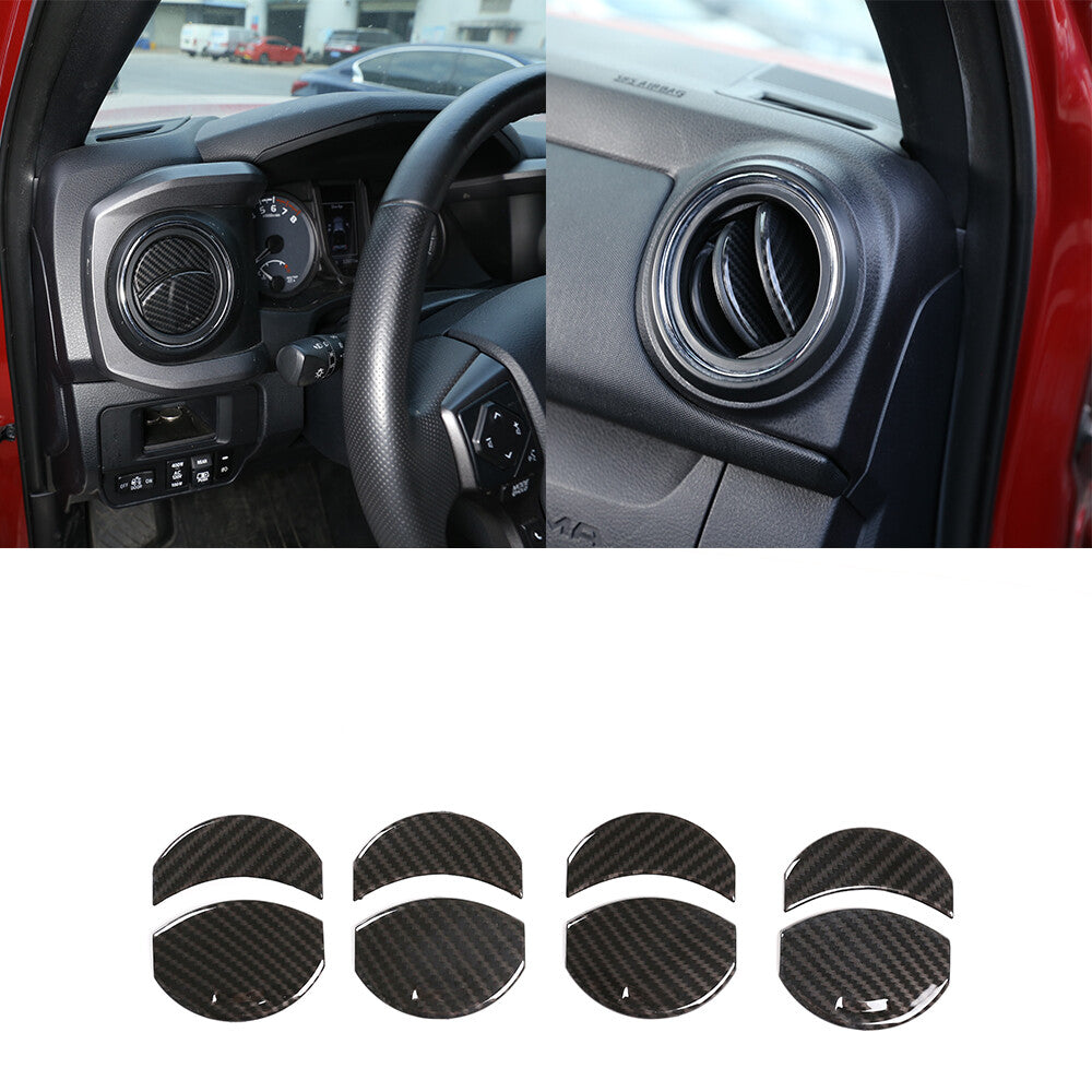13PCS ABS Carbon Fiber Full Interior Trim Cover for Toyota Tacoma 2016-2020 5