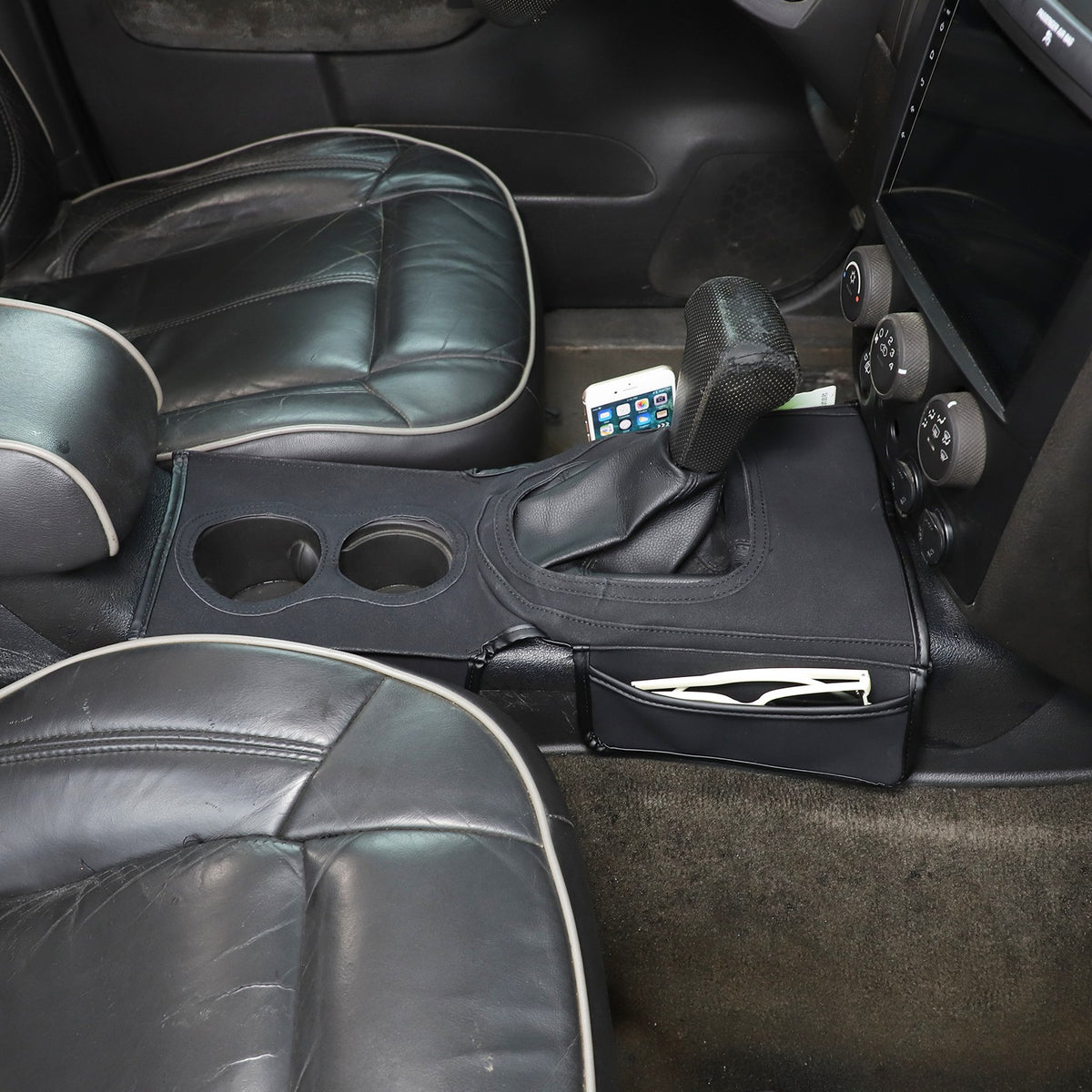 Suede Cloth Center Console Gear Shift Trim Cover For Hummer H3 2005-2009 US 7