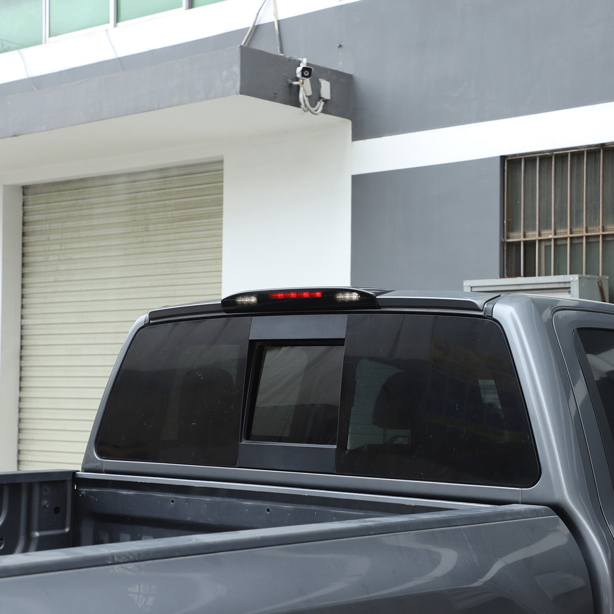 Smoked Black ABS High Mount Brake Light Trim Cover For Nissan Titan 2016+ US 14