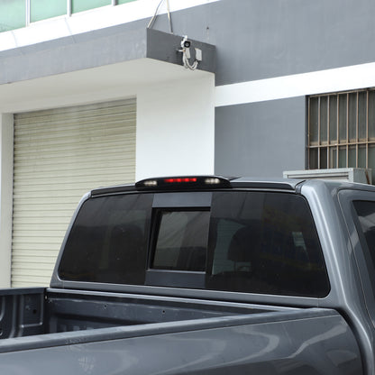 Smoked Black ABS High Mount Brake Light Trim Cover For Nissan Titan 2016+ US 14
