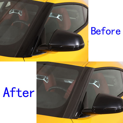 Car Exterior A-Pillar Trim Door Cover Window Post for Toyota Supra A90 2019-24 10