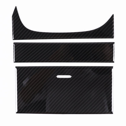 Carbon Fiber Center Armrest Box & Cup Panel Trim Kit for Jaguar F-TYPE 2013-24 8