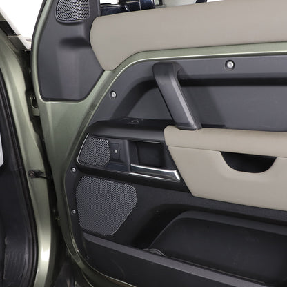 Matte Black Inner Door Handle Trim Cover For Land Rover Defender 110 2020-23 8