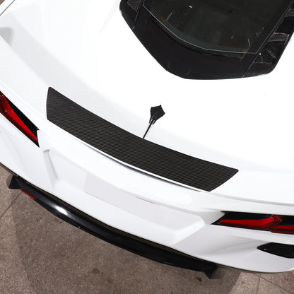 Carbon fiber Wing Lip Spoiler Tail Roof Trim Trunk Lid For Corvette C8 20-26 US 5