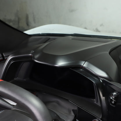 Matte Black ABS Full Interior Set Cover Trim Kit For Corvette C8 2020-25 - Styles 16-20 71