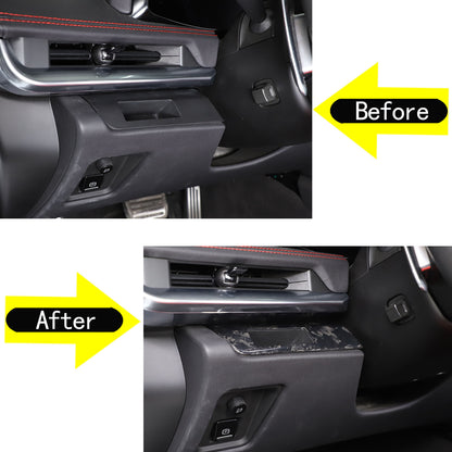 Forged Carbon Fiber Steering Wheel Card Slot Trim Cover For Corvette C8 2020-26 6