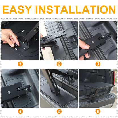 Car Camping Portable Trunk Lock Latch Table For Toyota LC250 Prado 2024+ 20