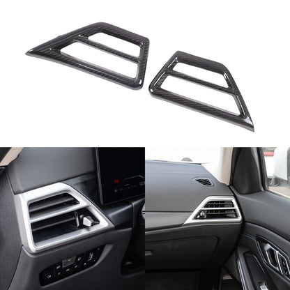 Real Carbon Fiber Dashboard Airvent Trim Set For BMW 3 4 330i 430i G20 G22 2025+ 21