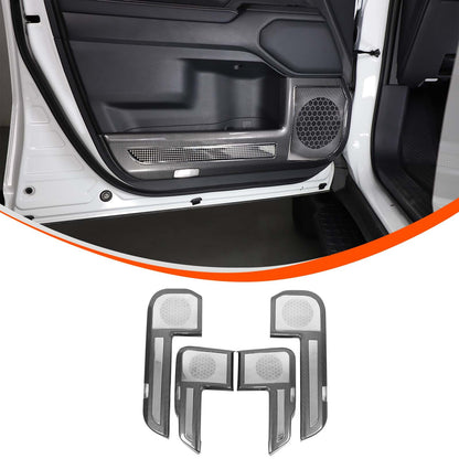 ABS Carbon Fiber Door Anti‑Kick Panel Trim For Toyota Land Cruiser LC250 24+ US 2