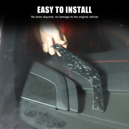Forged Real Carbon Fiber Full Interior Set Cover Trim Kit For Corvette C8 20-25 - Variants 6-10 35