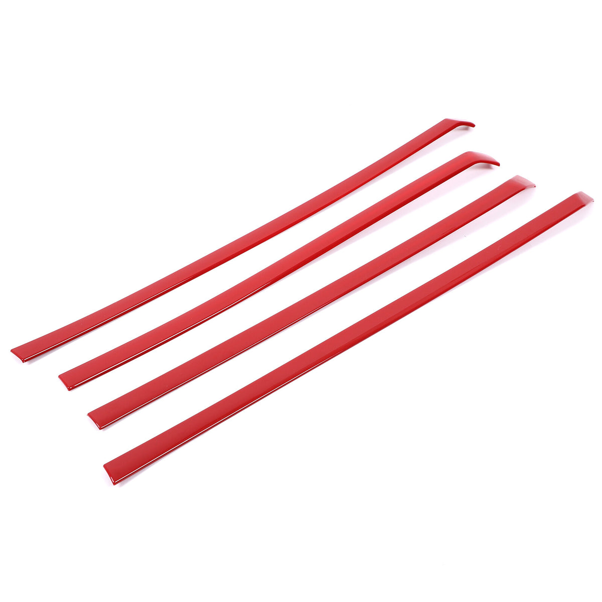 Sports Red ABS Interior Door Panel Trim Cover For Toyota Tacoma 2024+ US 13