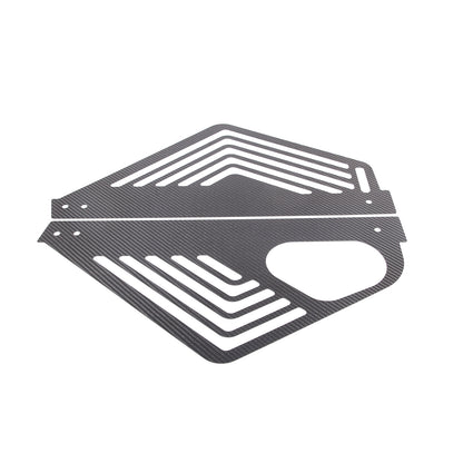Gloss Real Carbon fiber Engine Bay Side Panel Cover Overlay For Corvette C8 20+ 13