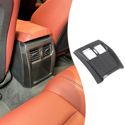 Real Carbon Fiber Rear Air Vent Trim For BMW 4 Series 430i G22 G26 2020-24 1