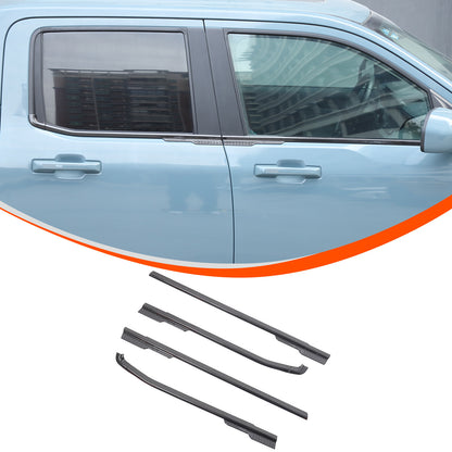 ABS Carbon Fiber Exterior Window Bottom Sill Trim For Ford Maverick 22-24 US 9