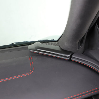 Matte Black ABS Full Interior Set Cover Trim Kit For Corvette C8 2020-25 - Styles 1-5 44