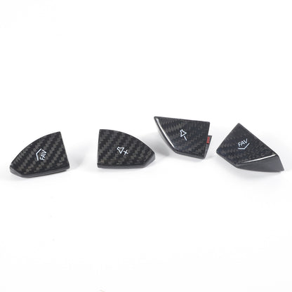 Real Carbon Fiber Interior Dashboard Trim Cover Decor Kit For Corvette C7 14-19 123