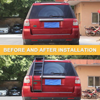 Off-Road Rear Hatch Tailgate Ladder For LR Freelander 2 LR2 L359 2007-15 US 8