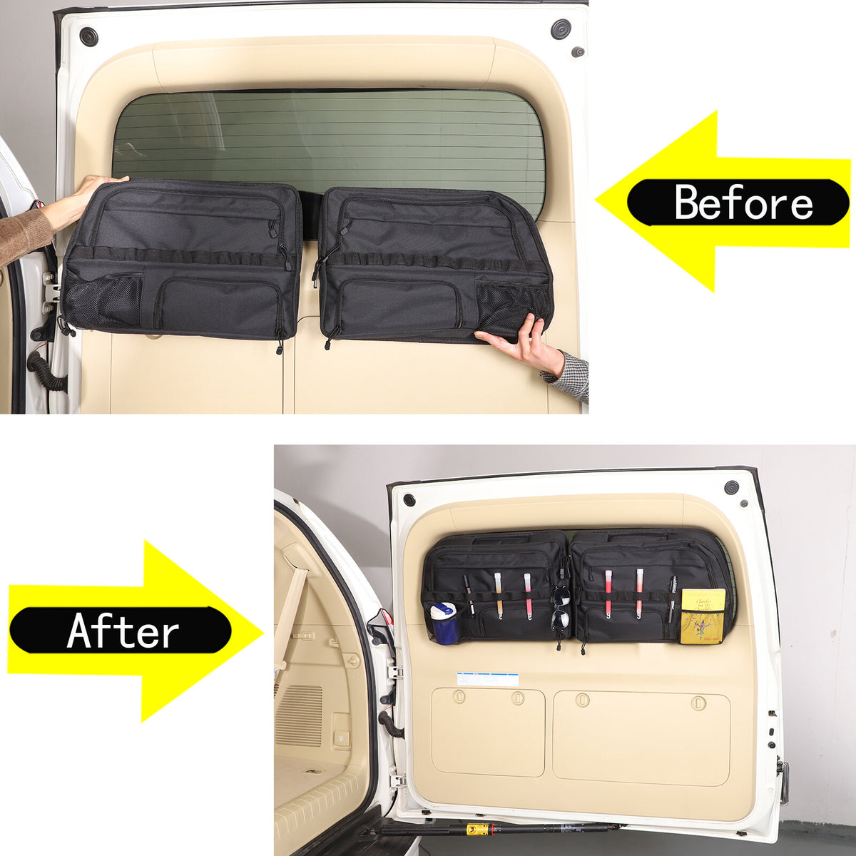 Tailgate Rear Trunk Storage Bag Organizer For Toyota Land Cruiser Prado 10+ US 18