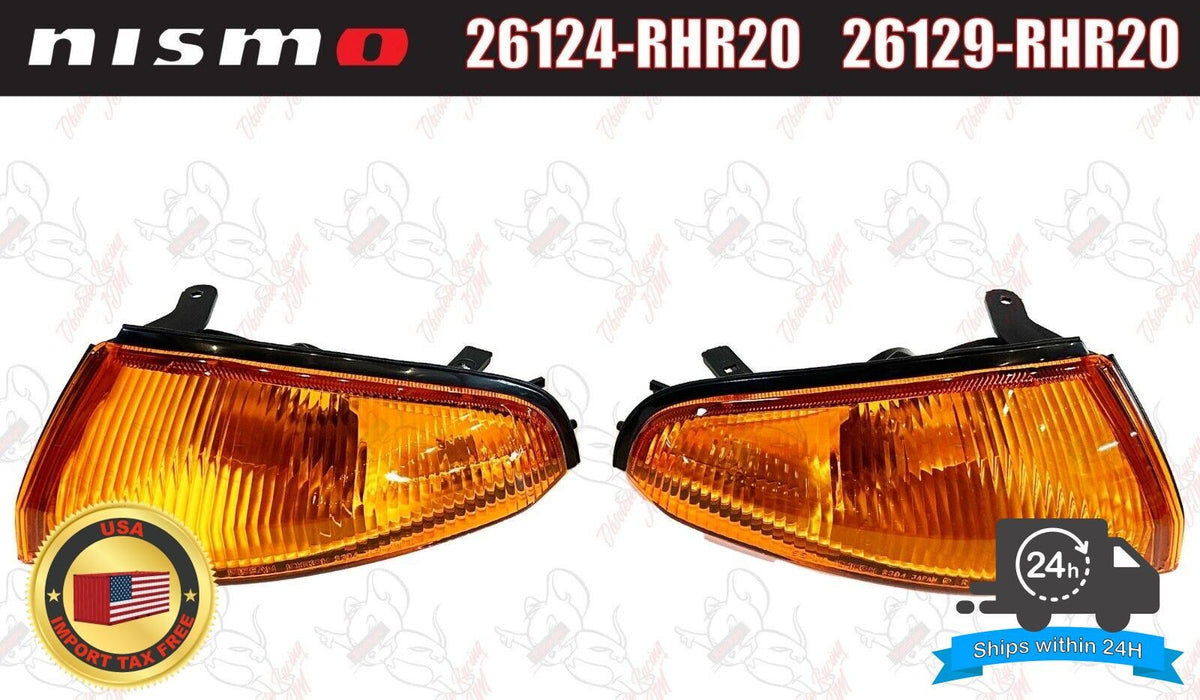Nismo Corner Turn Signal Lamps for Nissan R32 Skyline GTR 26124-RHR20 26129-RHR2 1