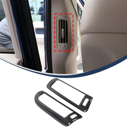 Real Carbon Fiber B-Pillar Air Outlet Trim Cover For Benz G-Class W463 2019+ 2