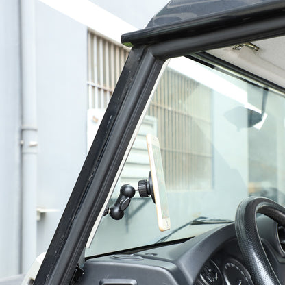Silver A-Pillar Mount Bracket Holder For Land Rover Defender L316 2004-2018 5