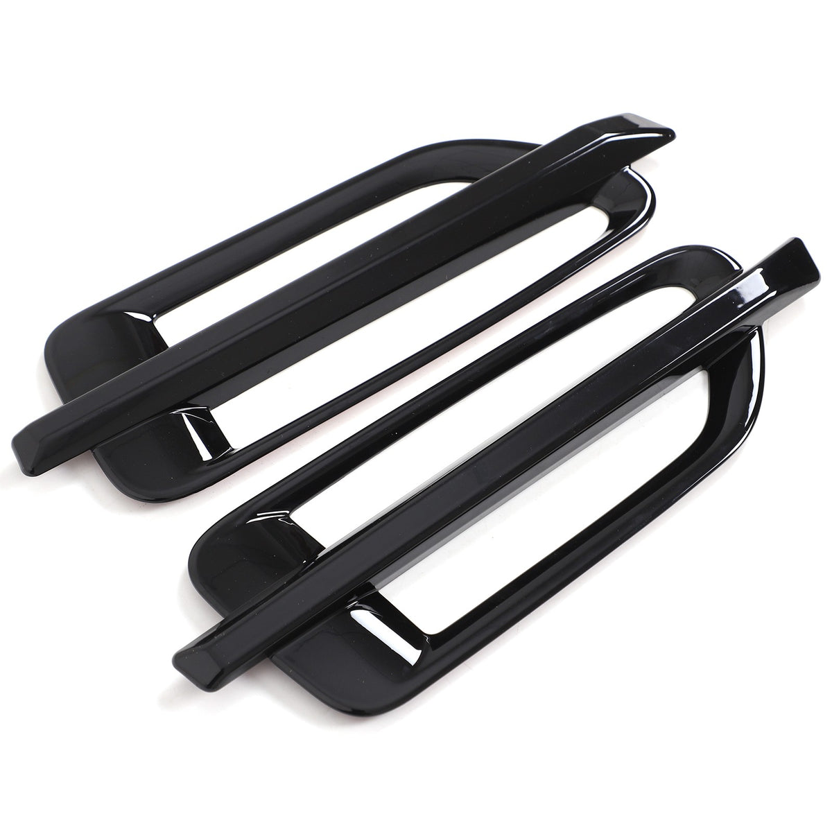 Glossy Piano Black Side Air Fender Vent Trim For Cadillac Escalade 2007-2014 13