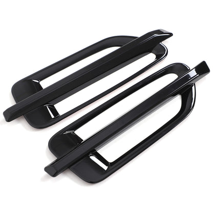 Glossy Piano Black Side Air Fender Vent Trim For Cadillac Escalade 2007-2014 13