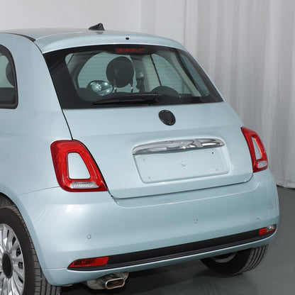 Real Carbon Fiber Front & Rear Emblem Cover Trim For Fiat 500 312 2016+ 12