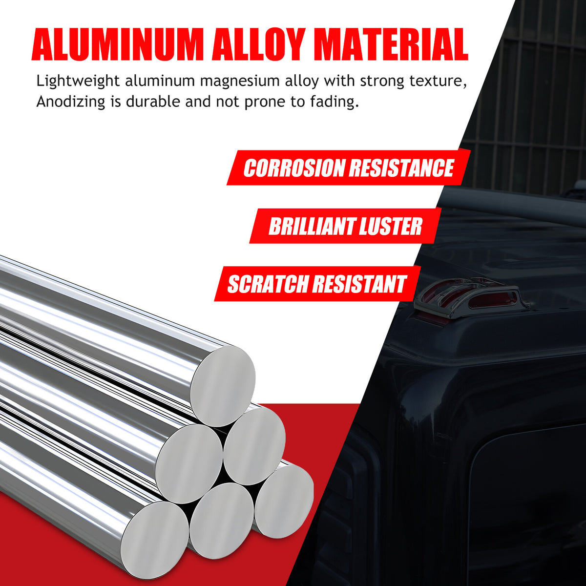 Chrome Billet Top Corner Marker Light Guards Cages For Hummer H2 2003-2010 20