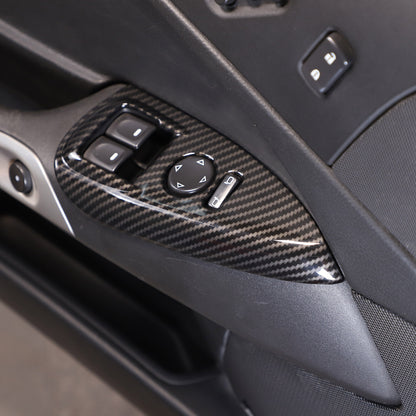 ABS Carbon Fiber Center Console Interior Trim Cover Full Set Kit For Corvette C6 - Styles 6-10 35