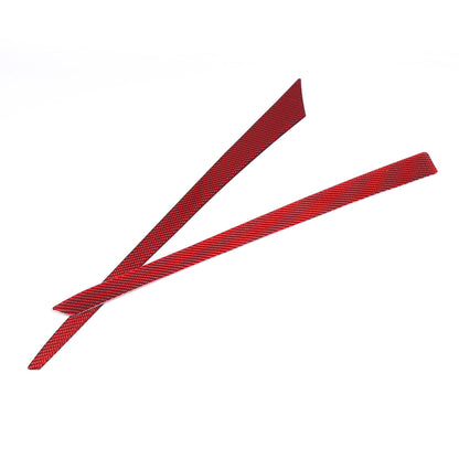 Red Soft Carbon Fiber Interior Decor Trim Kit Cover Set For Corvette C8 20-25 130