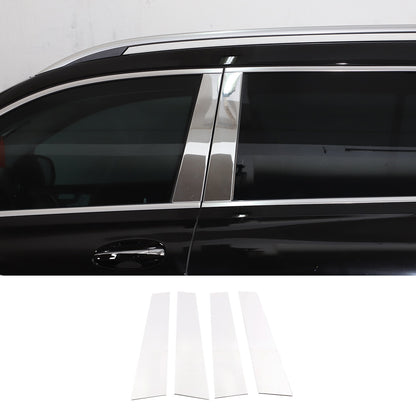 Aluminum Window Pillar Posts Cover For Mercedes Benz GLE GLS X167 2021-24 US 1