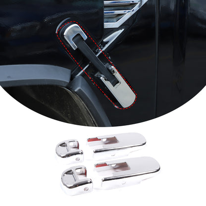 Silver Chrome Cover Trim Door Handle Mirror Hood Vent Kit For Hummer H2 2003-09 16