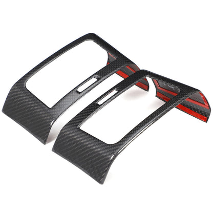 Real Carbon Fiber Center Side Air Vent Trim For LR Range Rover Sport L494 14-17 9