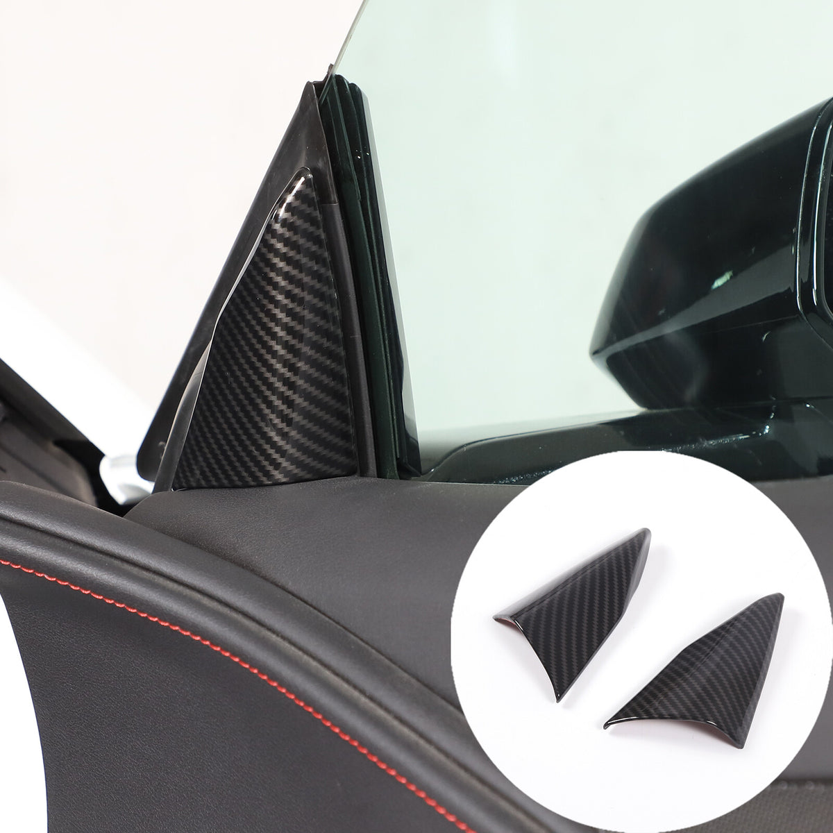 Carbon Fiber ABS Interior Full Decor Cover Trim Kit For Corvette C8 2020-2025 - Styles 31-35 18